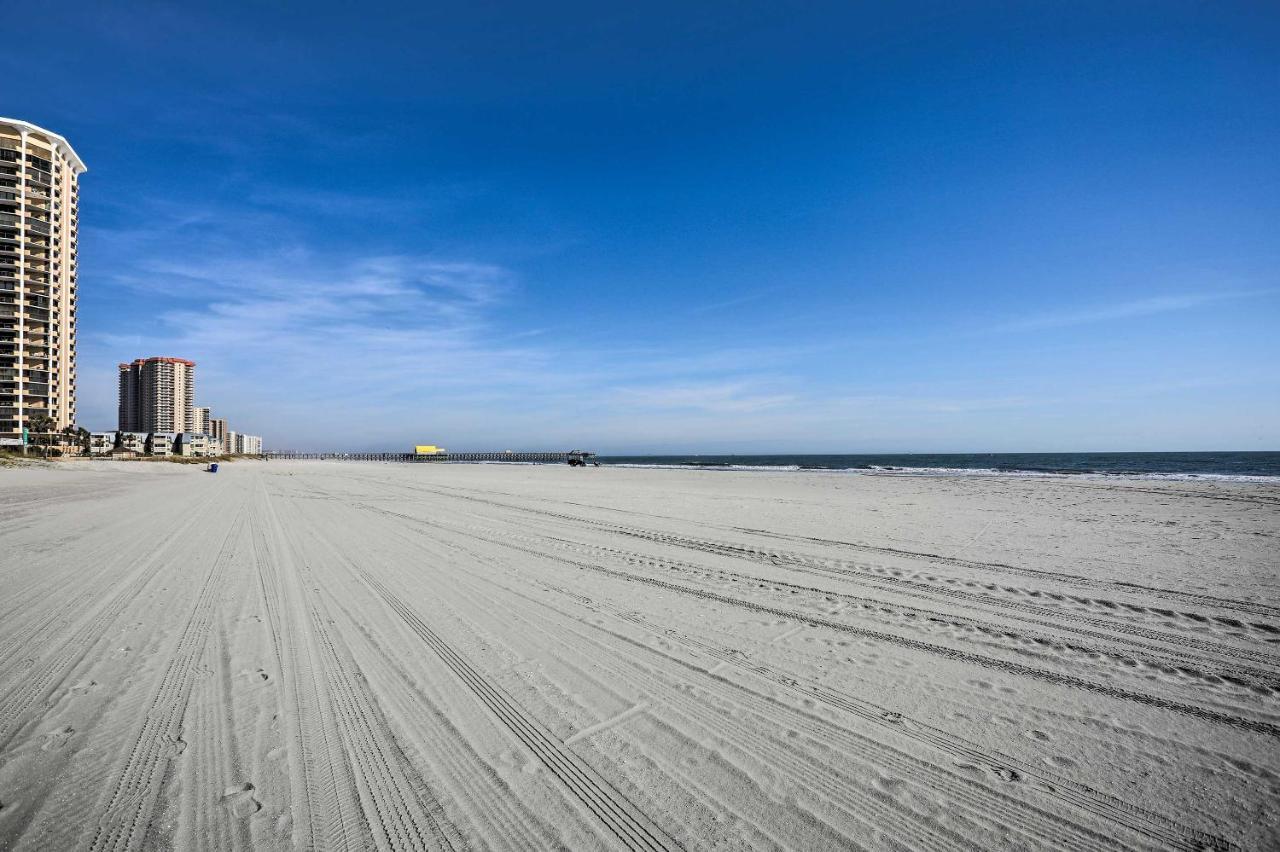 Myrtle Beach Condo - Steps To Ocean And Apache Pier! Bagian luar foto